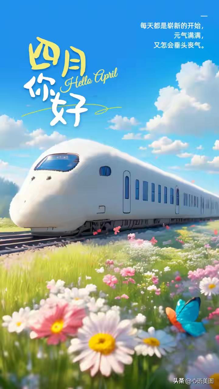 分享几个好看的图片，愿大家天天开心，越来越好。又是四月艳阳天，愿你我春风拂面，春