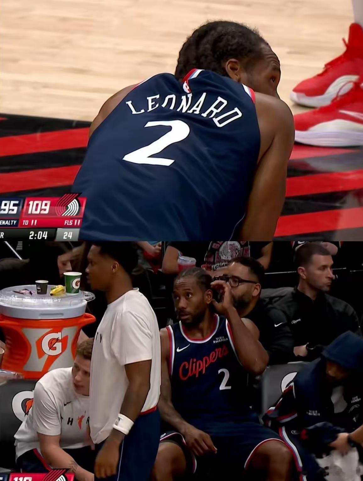 快船vs开拓者快船客场97-116不敌开拓者，遭遇失利。伦纳德空砍24分8篮板，