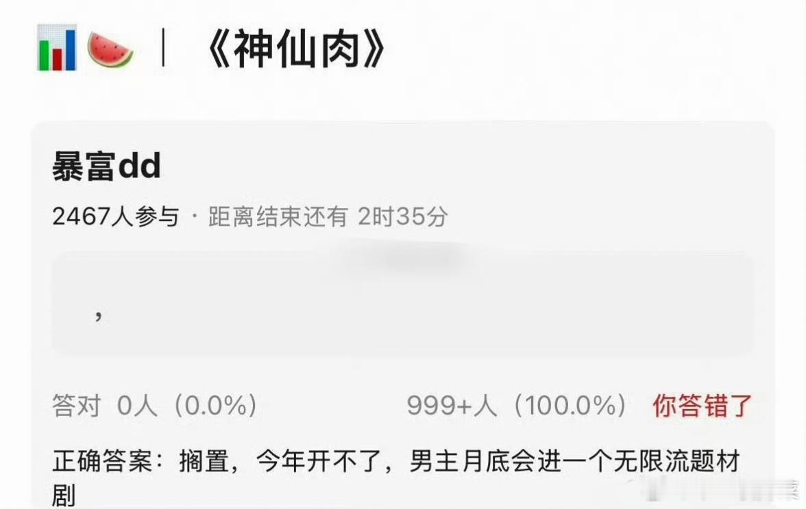 有🍉主说虞书欣、何与《神仙肉》搁置了？