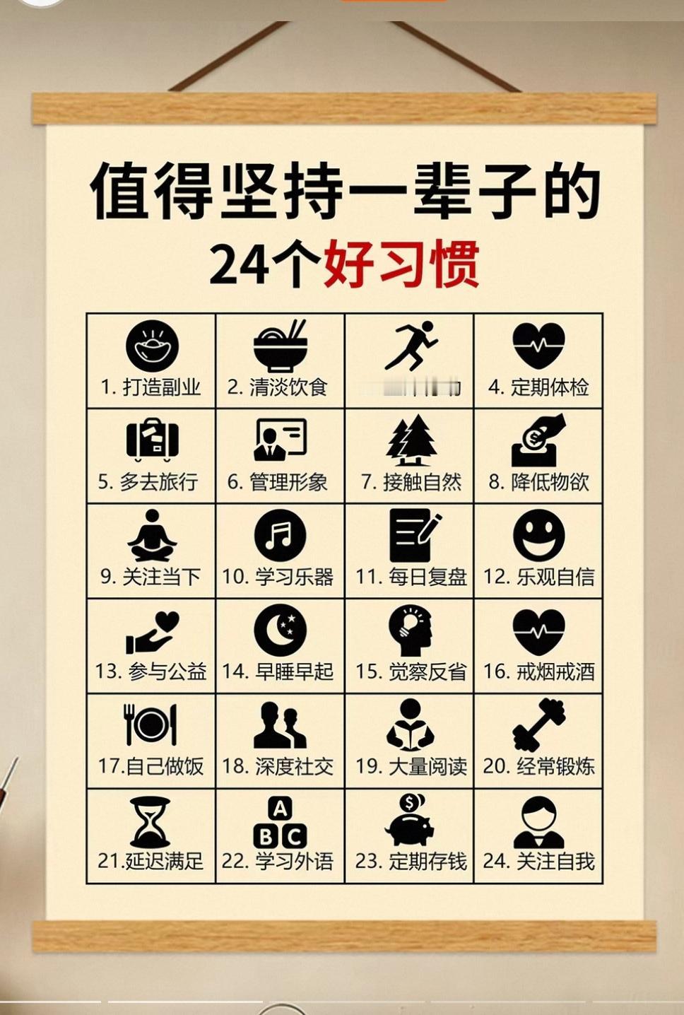 受益终身的24个习惯