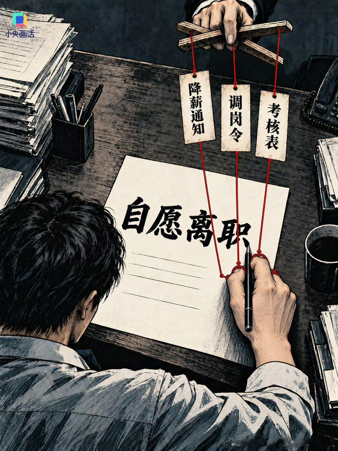 别把逼人离职说成是员工自愿  10月29日，媒体报道，江苏常州一名商场员工长期遭