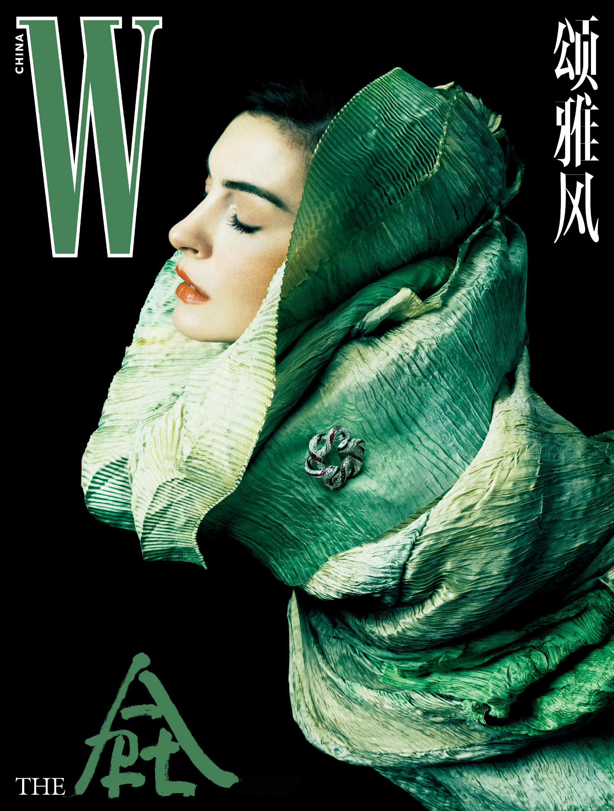 《W中文版》封面人物，安妮海瑟薇，大片拍的很有质感[打call] 
