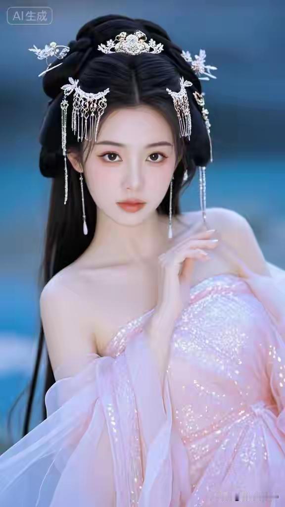 出水芙蓉，花中仙子
蒹葭苍苍，白露为霜
有位佳人，在水中央
美若冠玉，千娇百媚