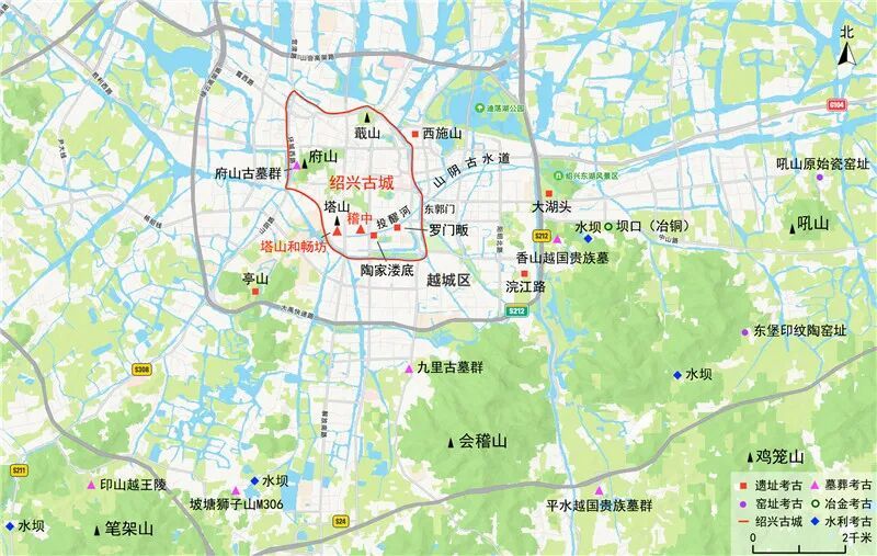 每天一件青铜器2025年度全国十大考古新发现 浙江绍兴越国都城和汉六朝会稽郡遗址