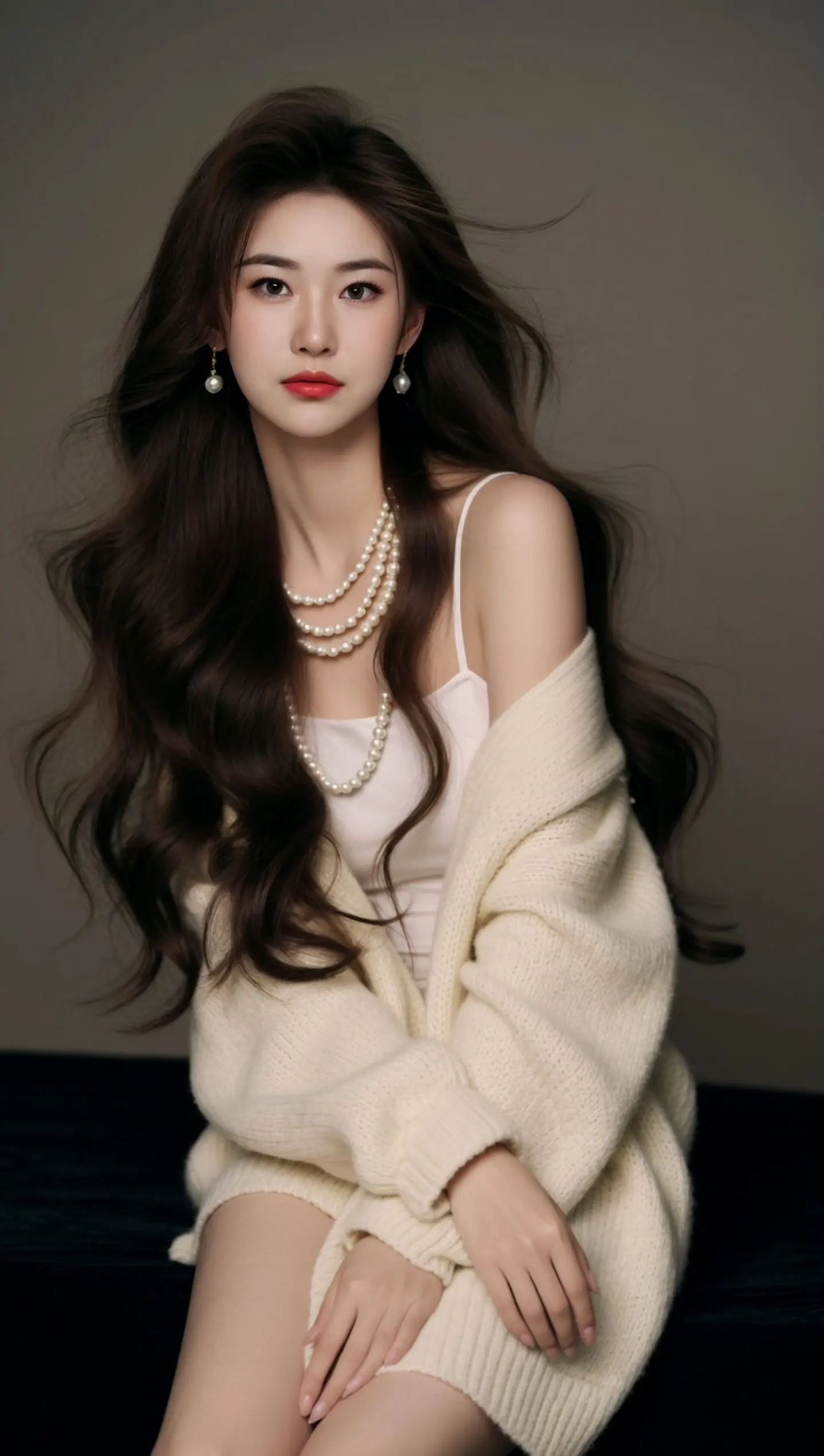AI慵懒珍珠写真 ai创作