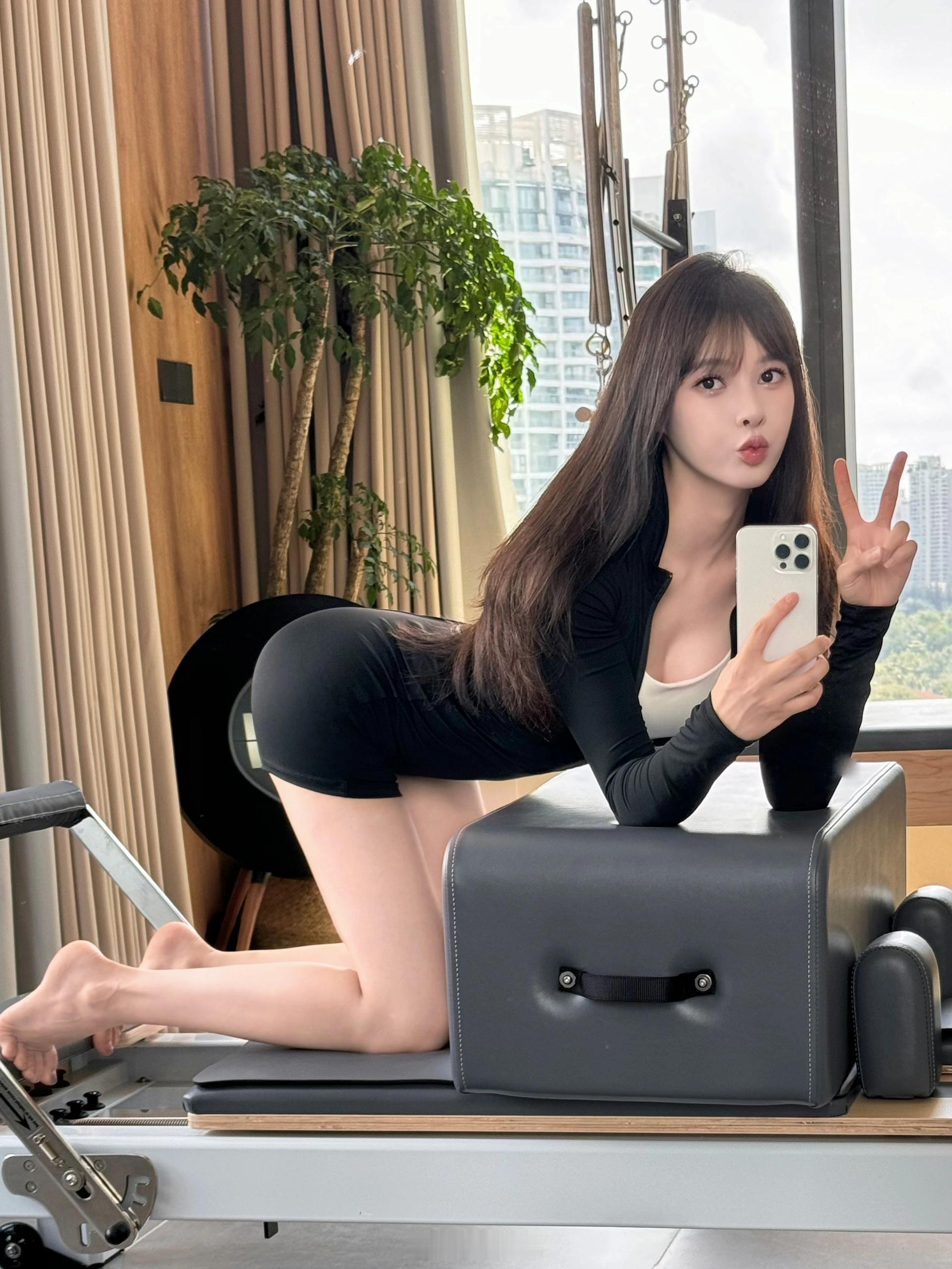 npy说 你这个普拉提真的是没有白练...  ​​​