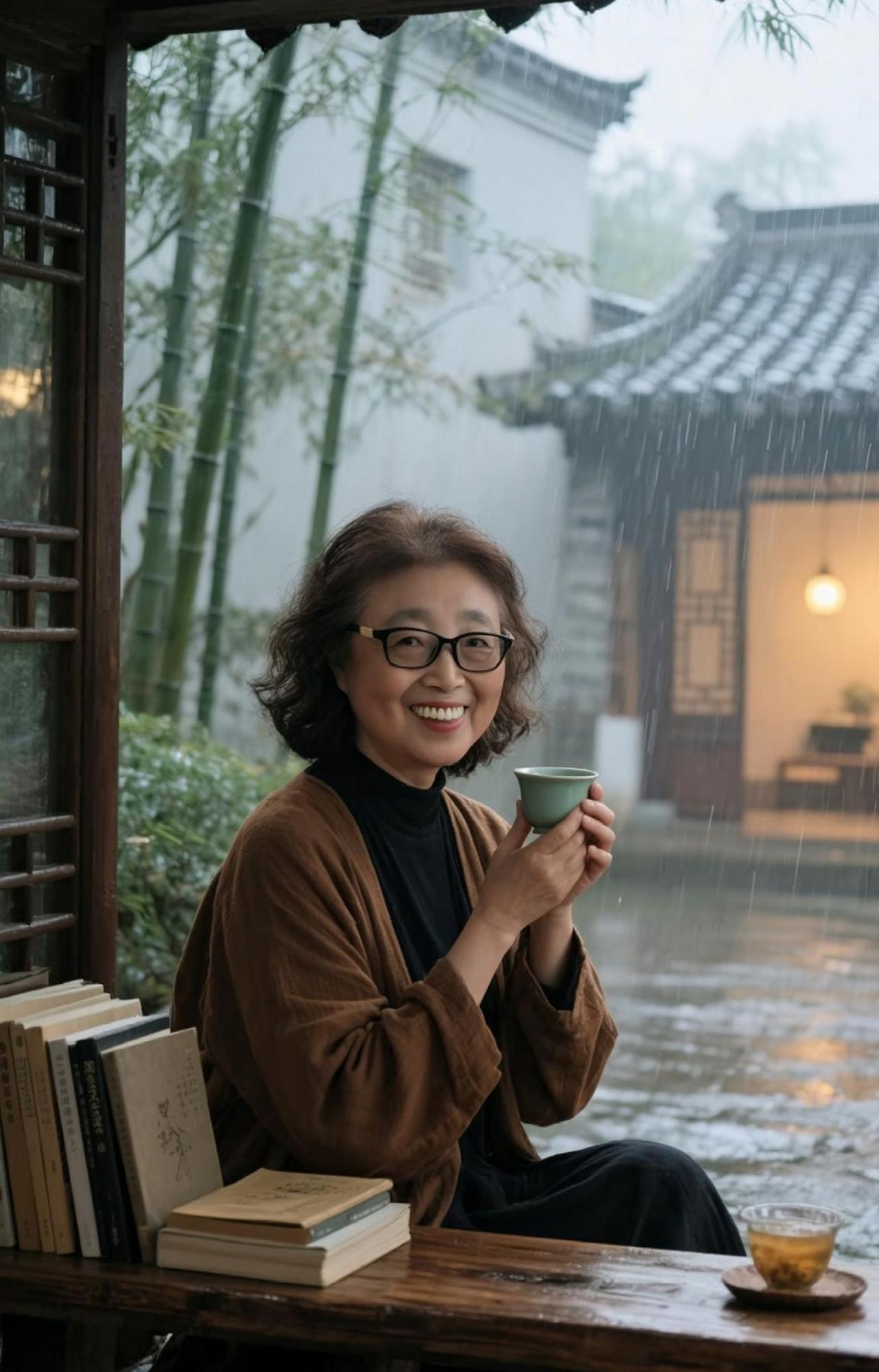 清茶慢品闲听雨，邀您下联 看到“清茶慢品闲听雨”这个上联，瞬间来了兴致。我对“浊