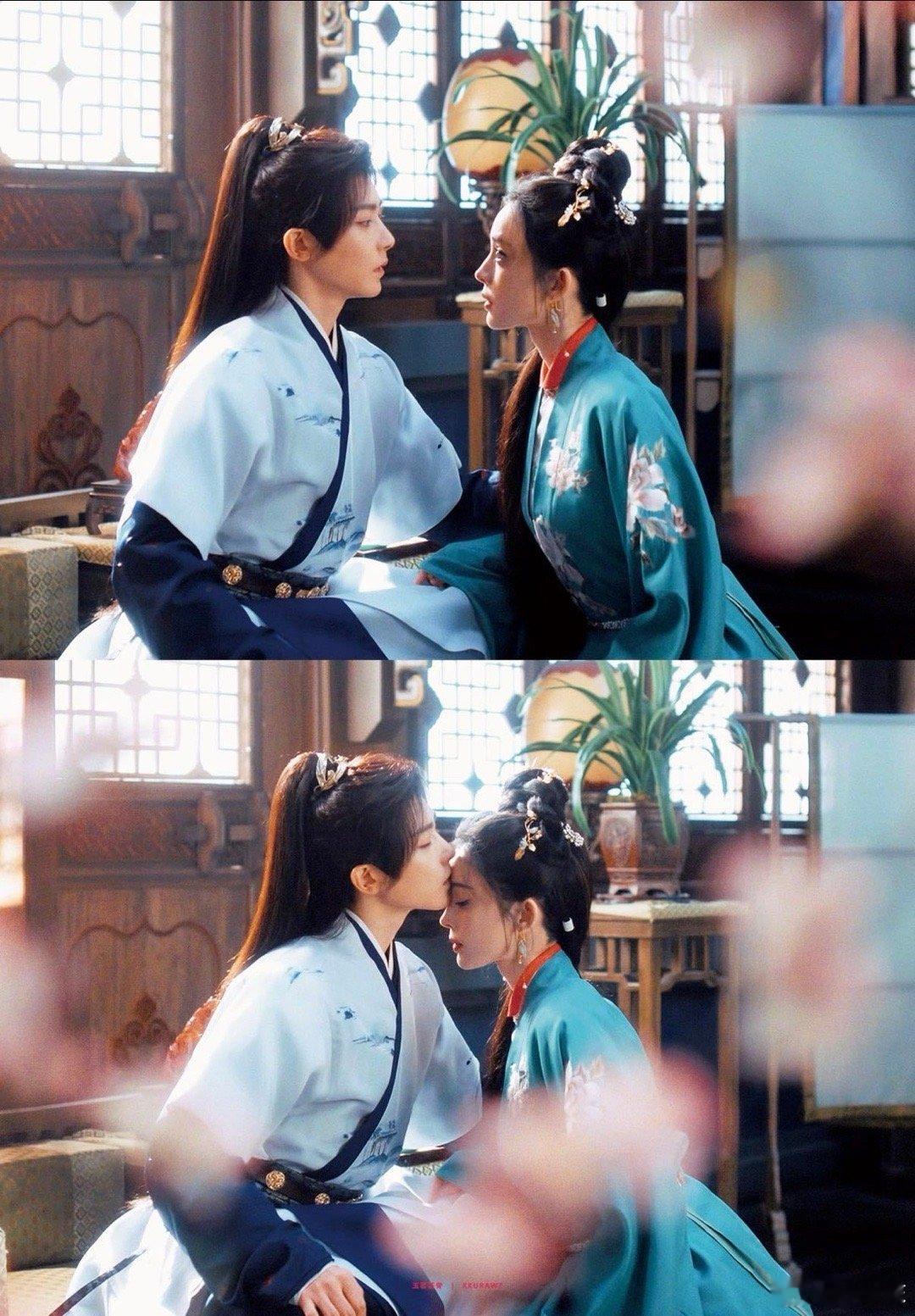 我家cp回应二搭就这么大大方方 玉茗茶骨直播现场，娜扎侯明昊大方回应二搭，一来一