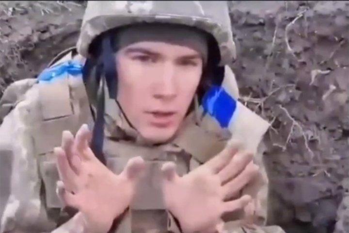 一支 18-24 岁的士兵分队的唯一幸存者被俄罗斯联邦武装部队俘虏

俄罗斯武装