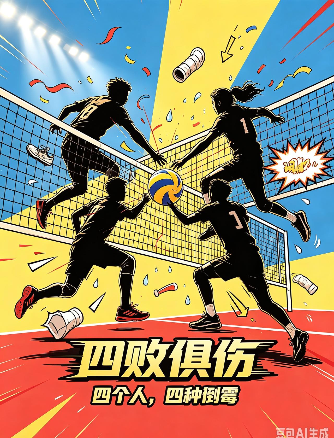2026中国排球冲击洛杉矶奥运会资格亚锦赛全军覆没
女排：中国2:3泰国（决赛失