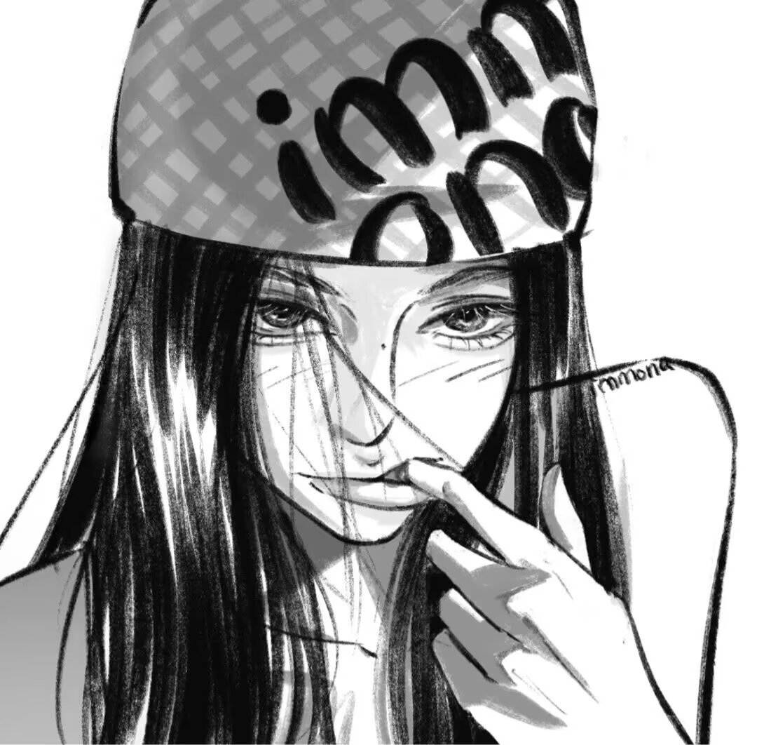 头像分享｜女头分享｜动漫头像｜黑色系｜忧郁｜ins ​​​