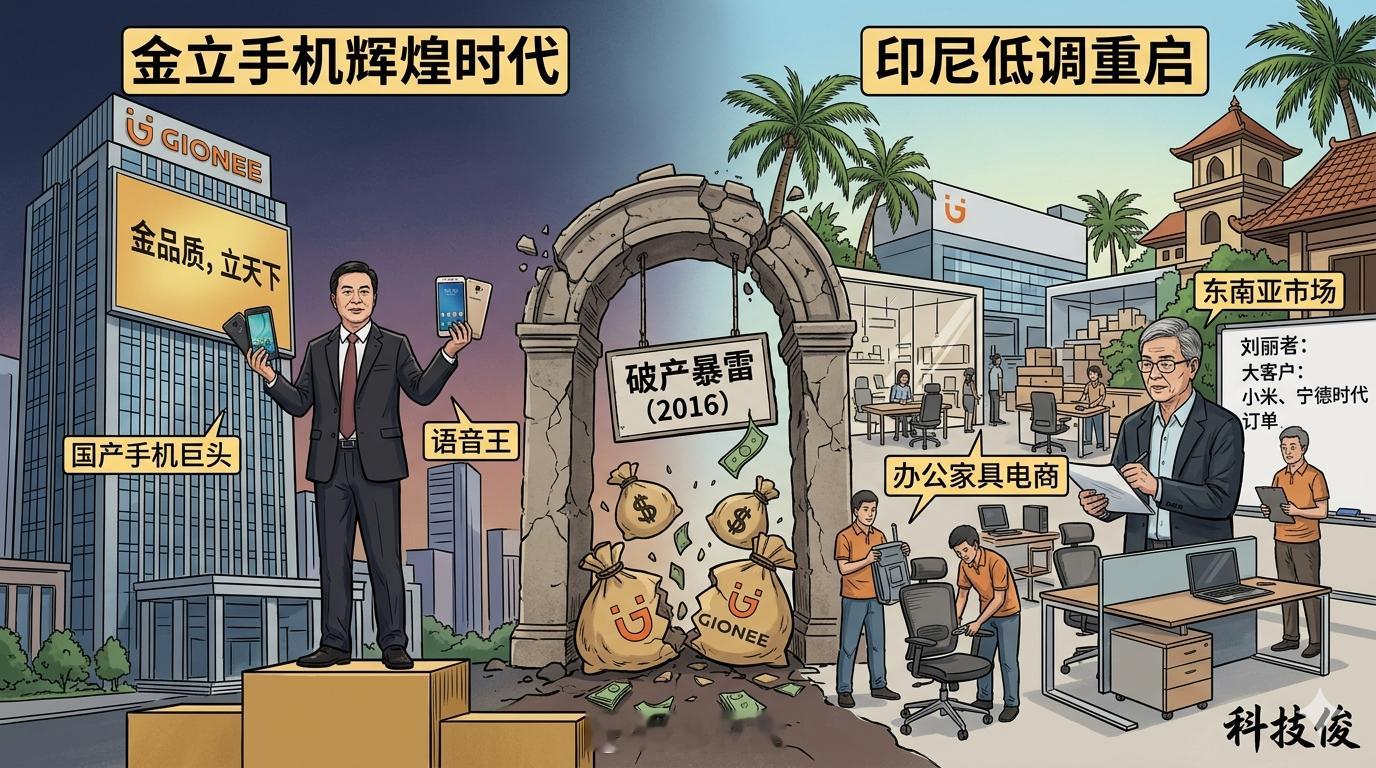 金立创始人被曝在印尼卖家具那句耳熟能详的“金品质，立天下”曾经一度席卷整个电视广