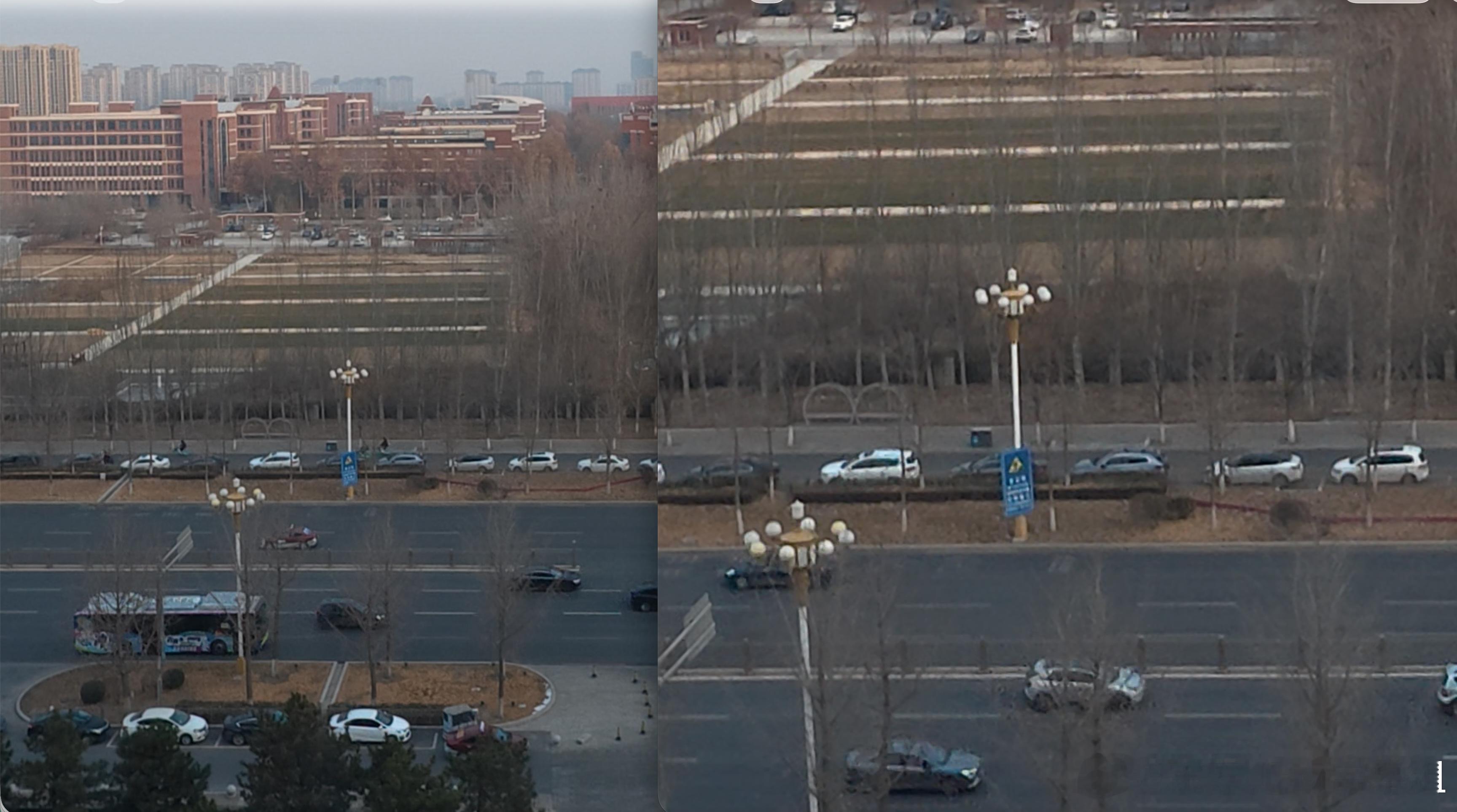 早上测试下大疆ACTION6的4K对比8K，视频截图1：1放大对比。8K分辨率锐