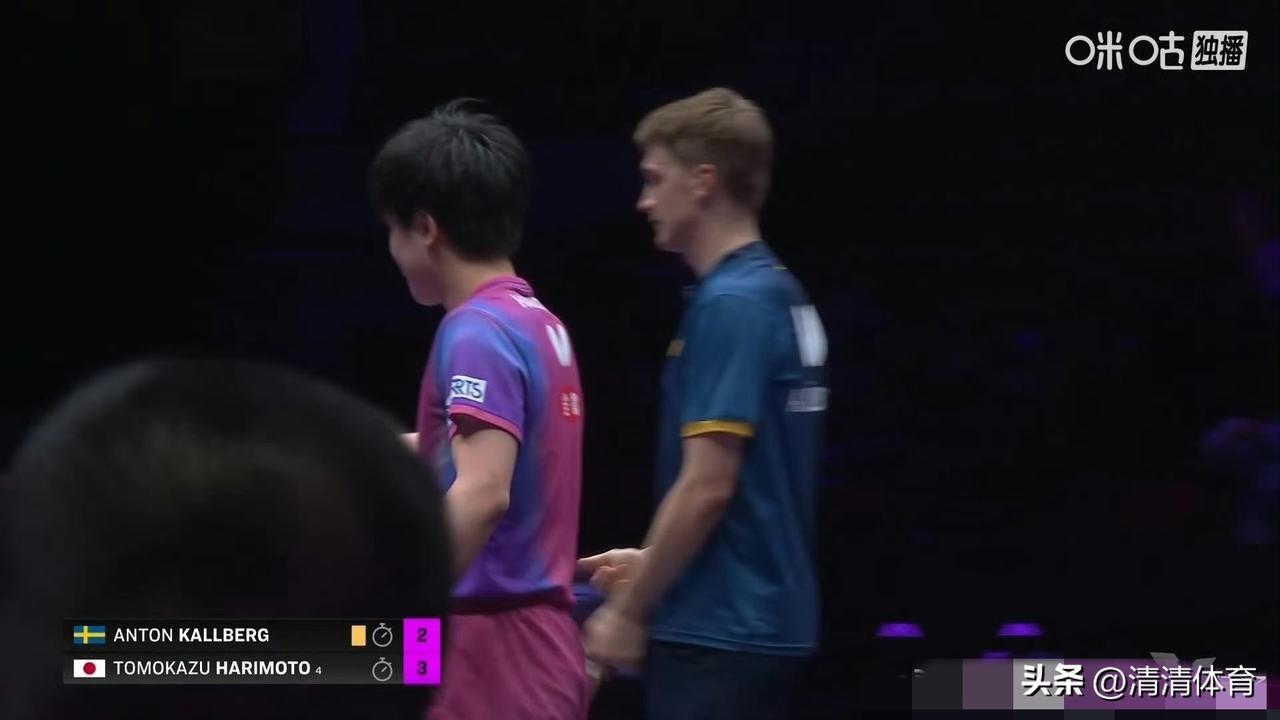 张本智和 3-2 卡尔伯格｜决胜局越来越稳
 
WTT重庆冠军赛男单1/16决赛