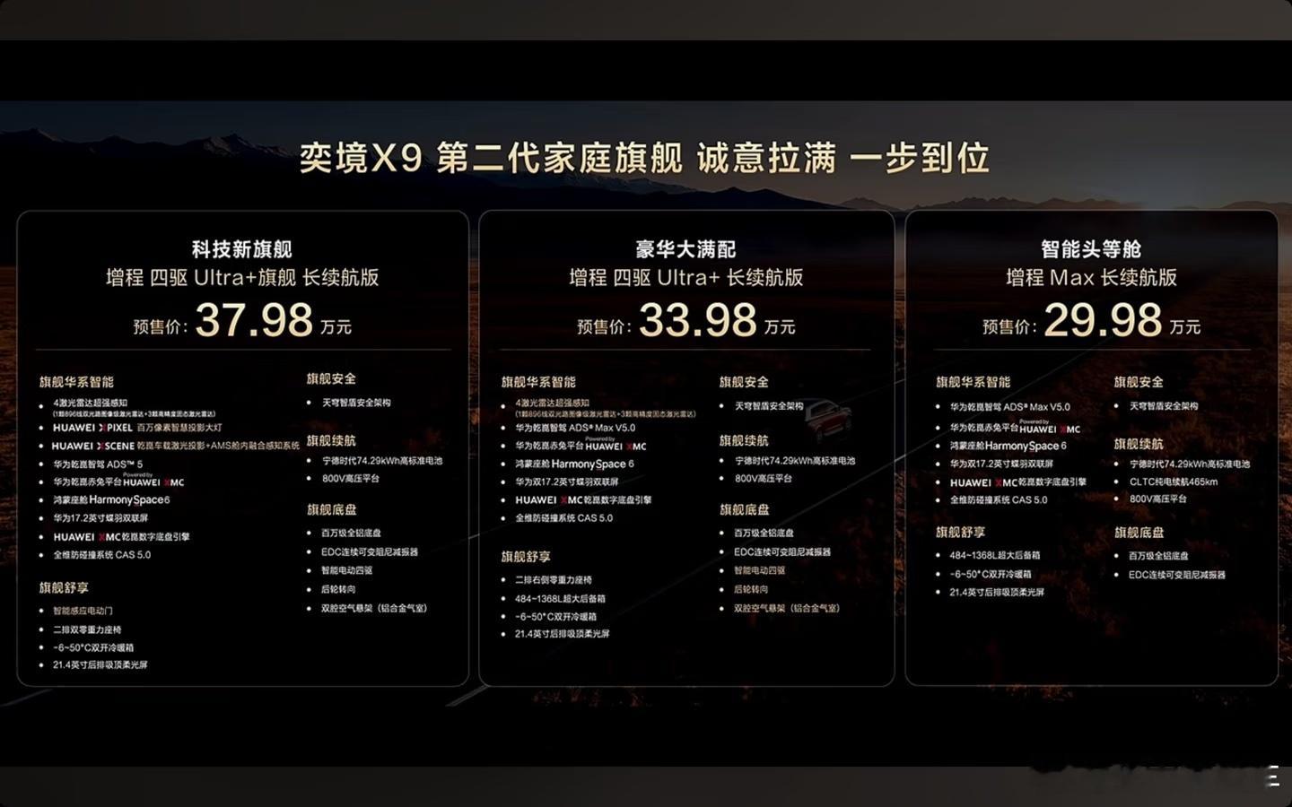 奕境X9这价格，你们觉得是惊喜还是惊吓?奕境x9