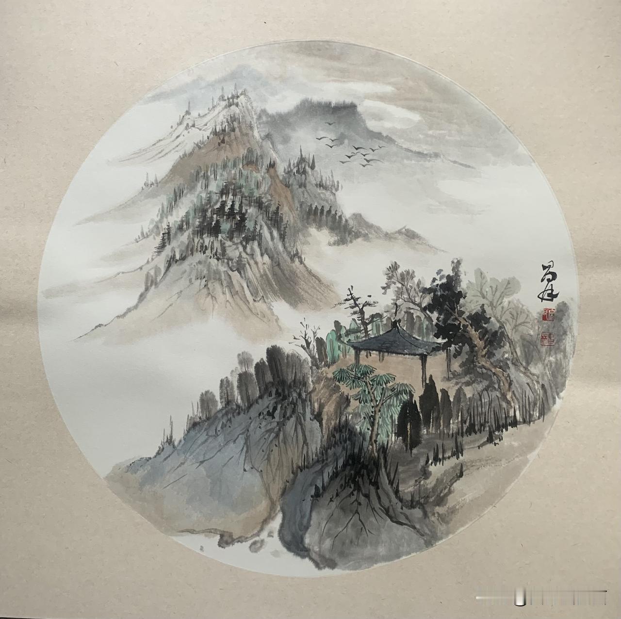 宋昌林山水小品（50厘米生宣）