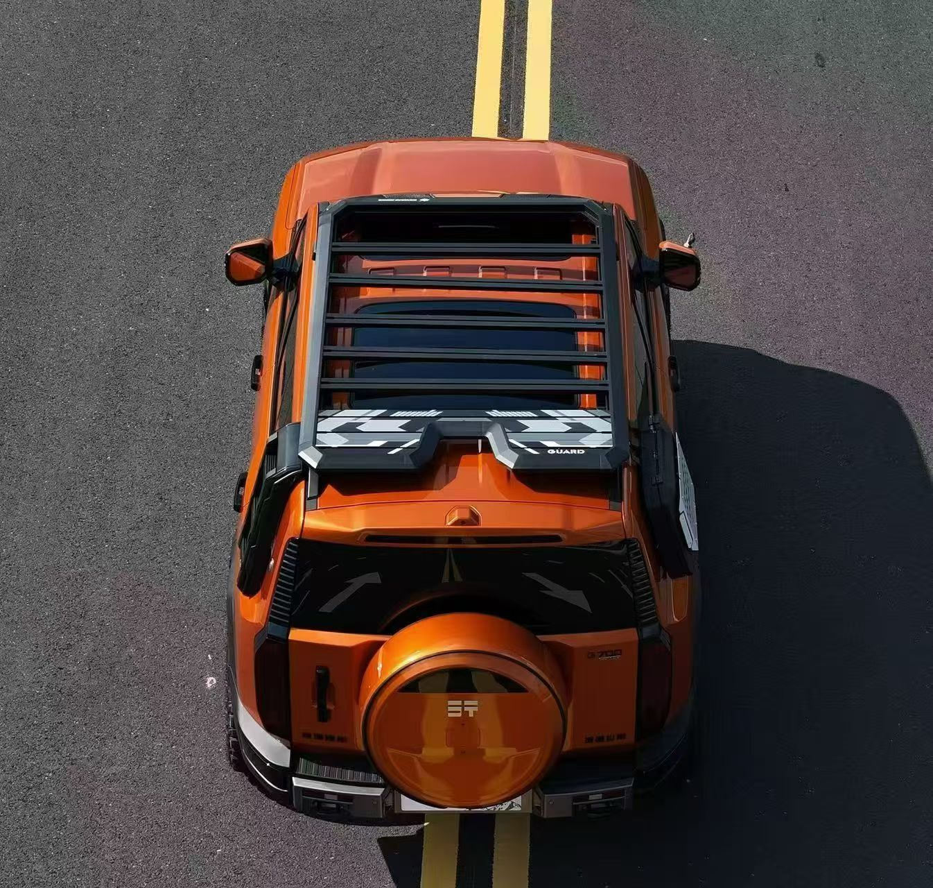 行李架-爬梯-侧窗机甲酷啊！❤️❤️❤️ 大v聊车汽车改装硬派越野