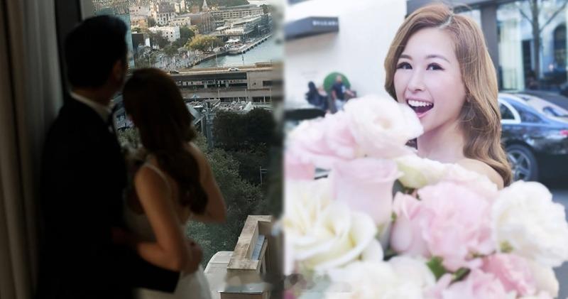 明报：赵希洛更多巴黎婚照曝光 丈夫高大身影首次亮相现年43岁的赵希洛于上周六（1