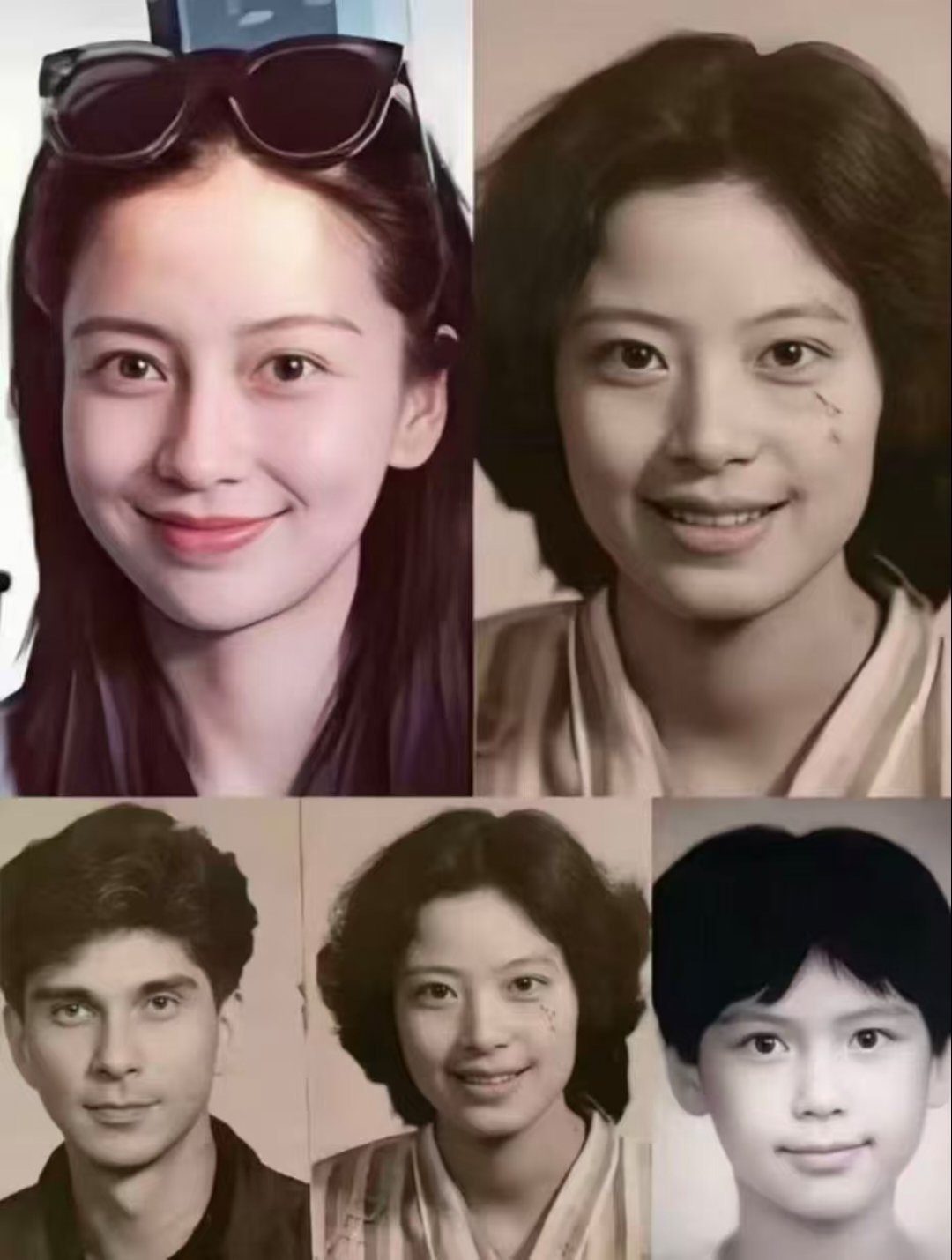 是不是混血儿都有先天的颜值优势？这几个明星混血感好强，她们究竟是遗传谁更多