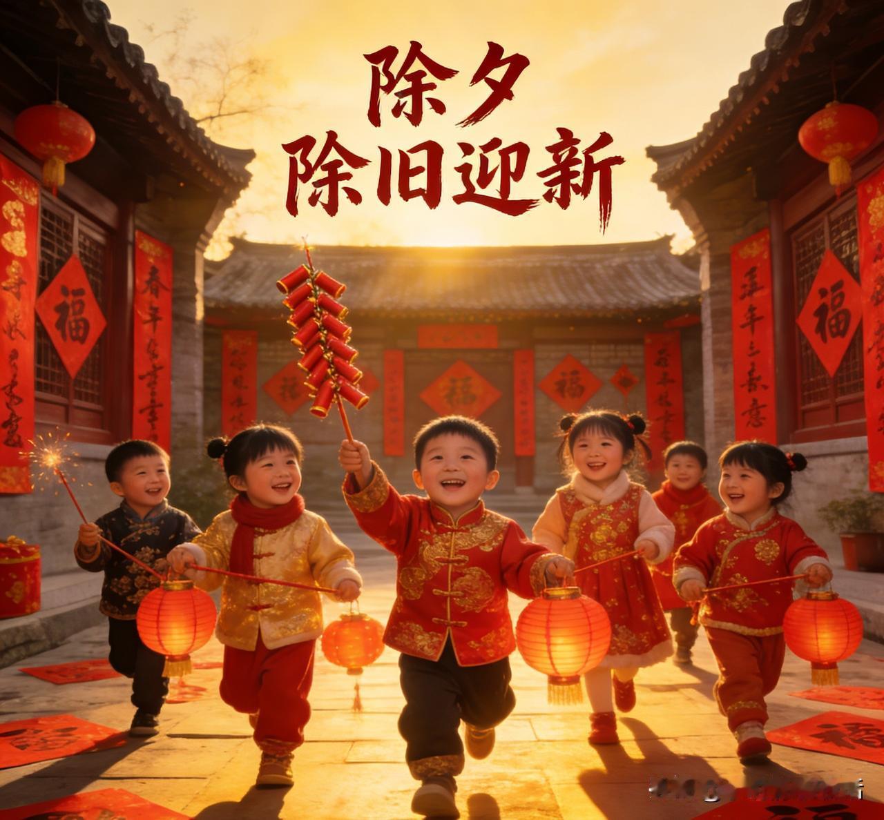 农历年最后一天称“除夕”，寓意“除旧迎新”。
“除”本义为台阶更替，后引申为“去