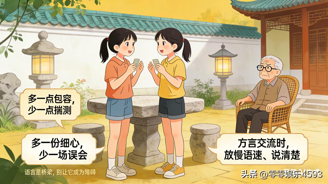 杭州故宫两名女生因方言评论老人休息被误会 “嫌弃老年人”，经解释虽化解，但这一事