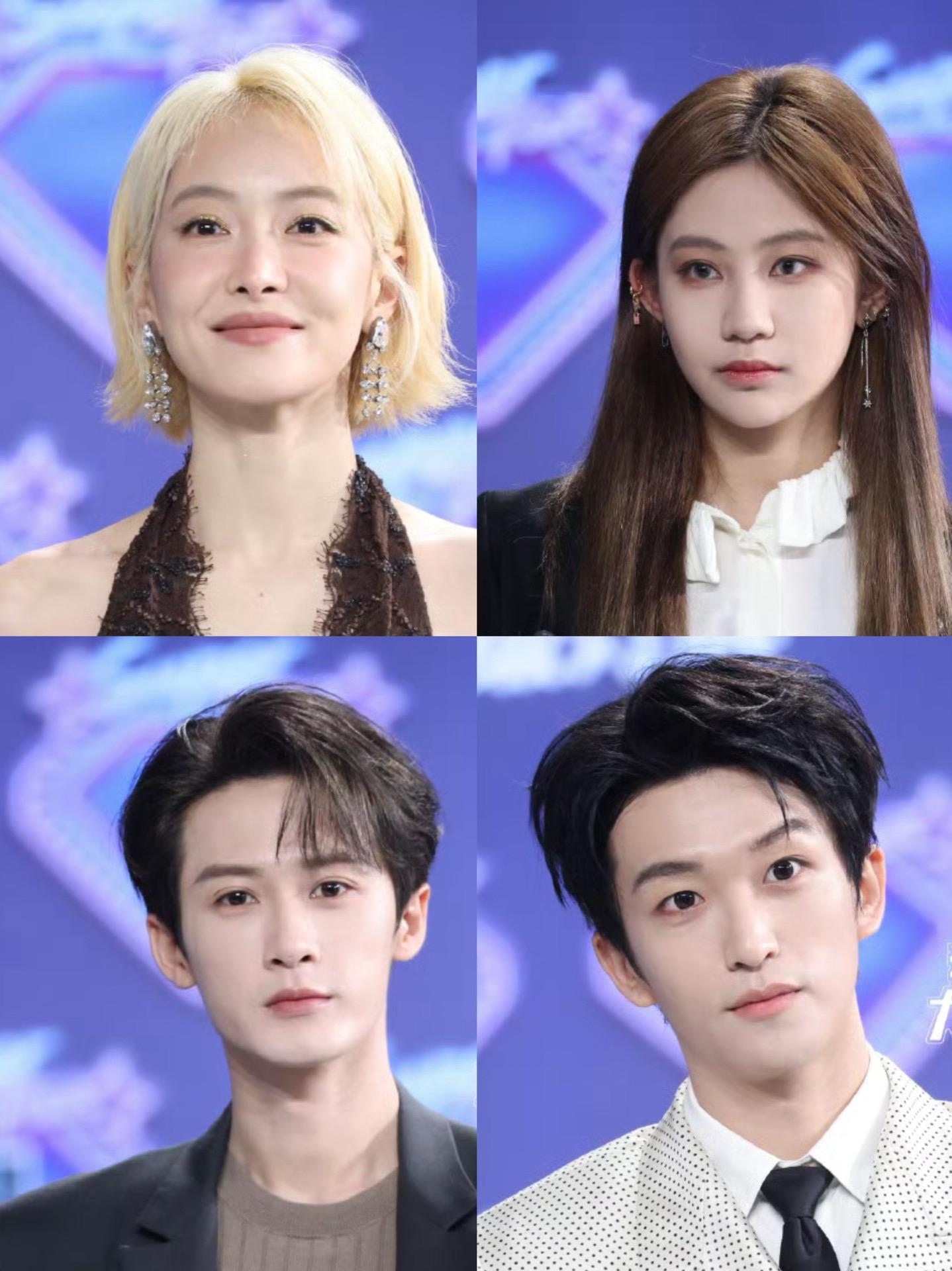 QQ音乐巅峰之夜红毯生图。QQ音乐巅峰之夜红毯  宋茜、檀健次、黄子弘...