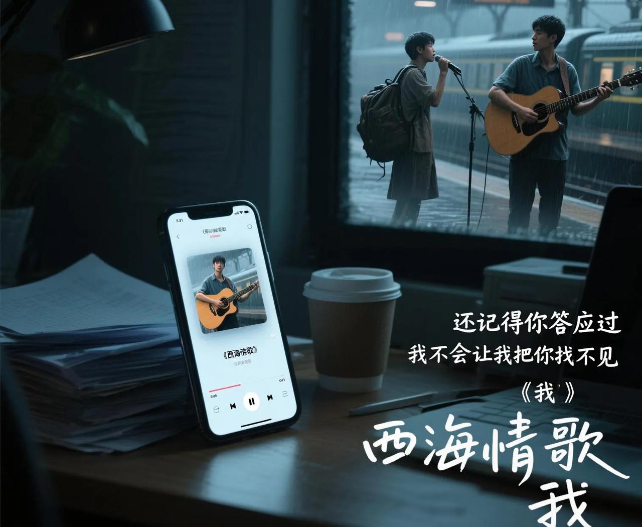 深夜加班时，手机突然随机播放《西海情歌》。前奏响起的瞬间，记忆被拉回大学毕业那年