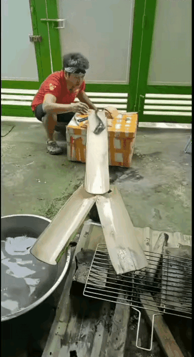没想到鱼这么聪明，它是如何感知到下面有水的这个盆子的，是通过嗅觉、还是通过视觉、