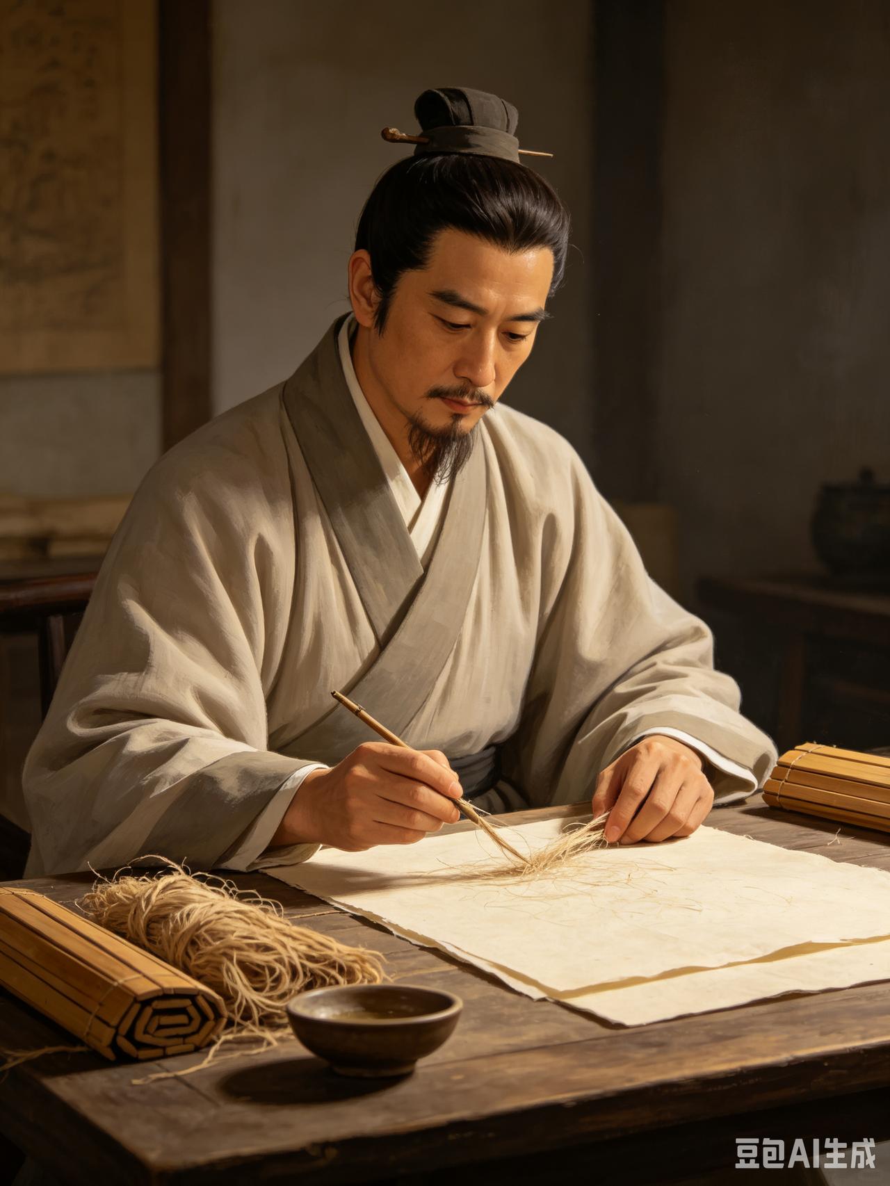 蔡伦:      原来“出来混迟早要还”这真不是瞎说的。

公元 82年，窦皇后