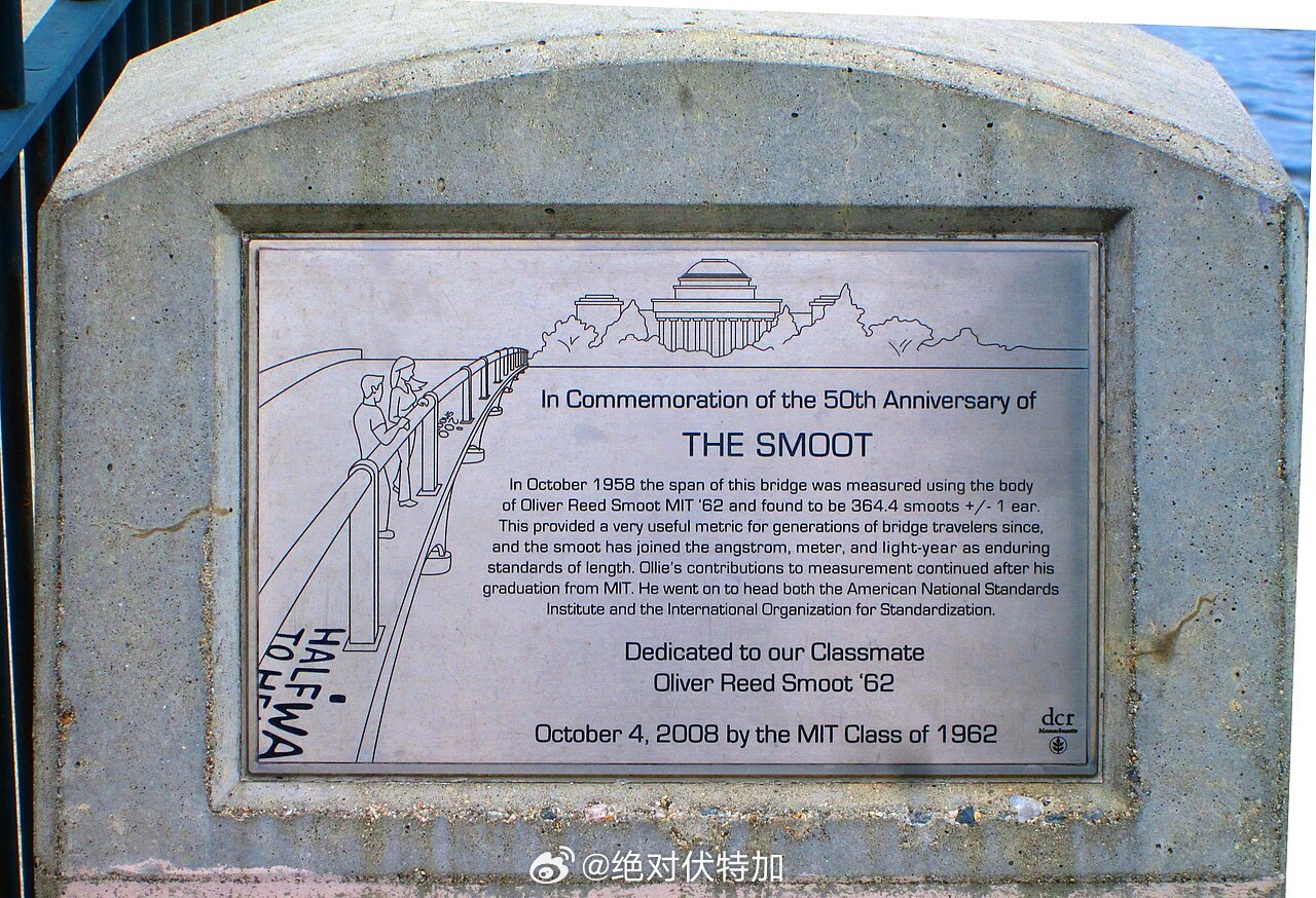 Smoot 斯穆特是一个非标准的、搞鬼的长度单位， 由 Oliver R. Sm