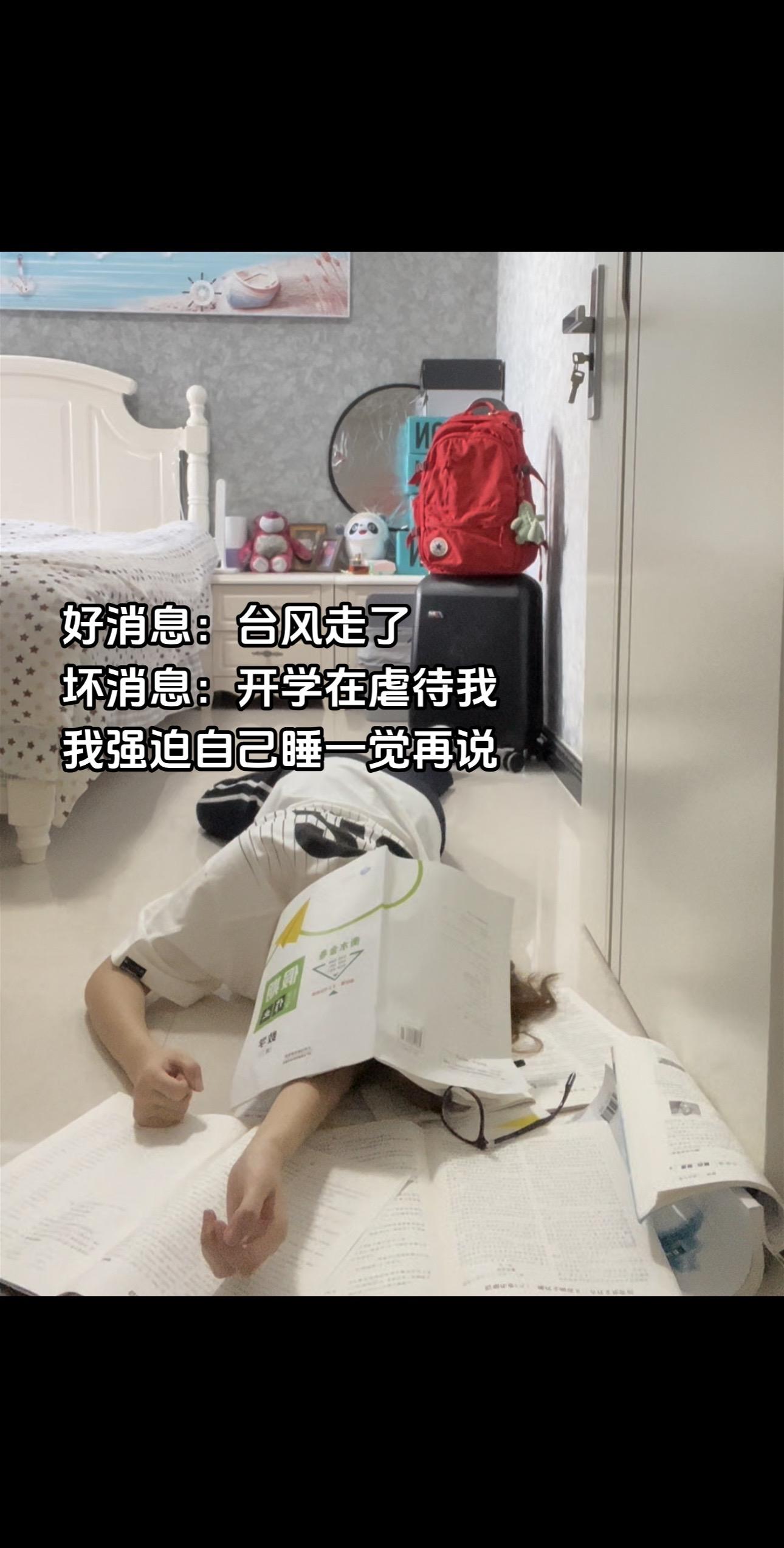 开学在虐待我 我强迫自己睡一觉再说