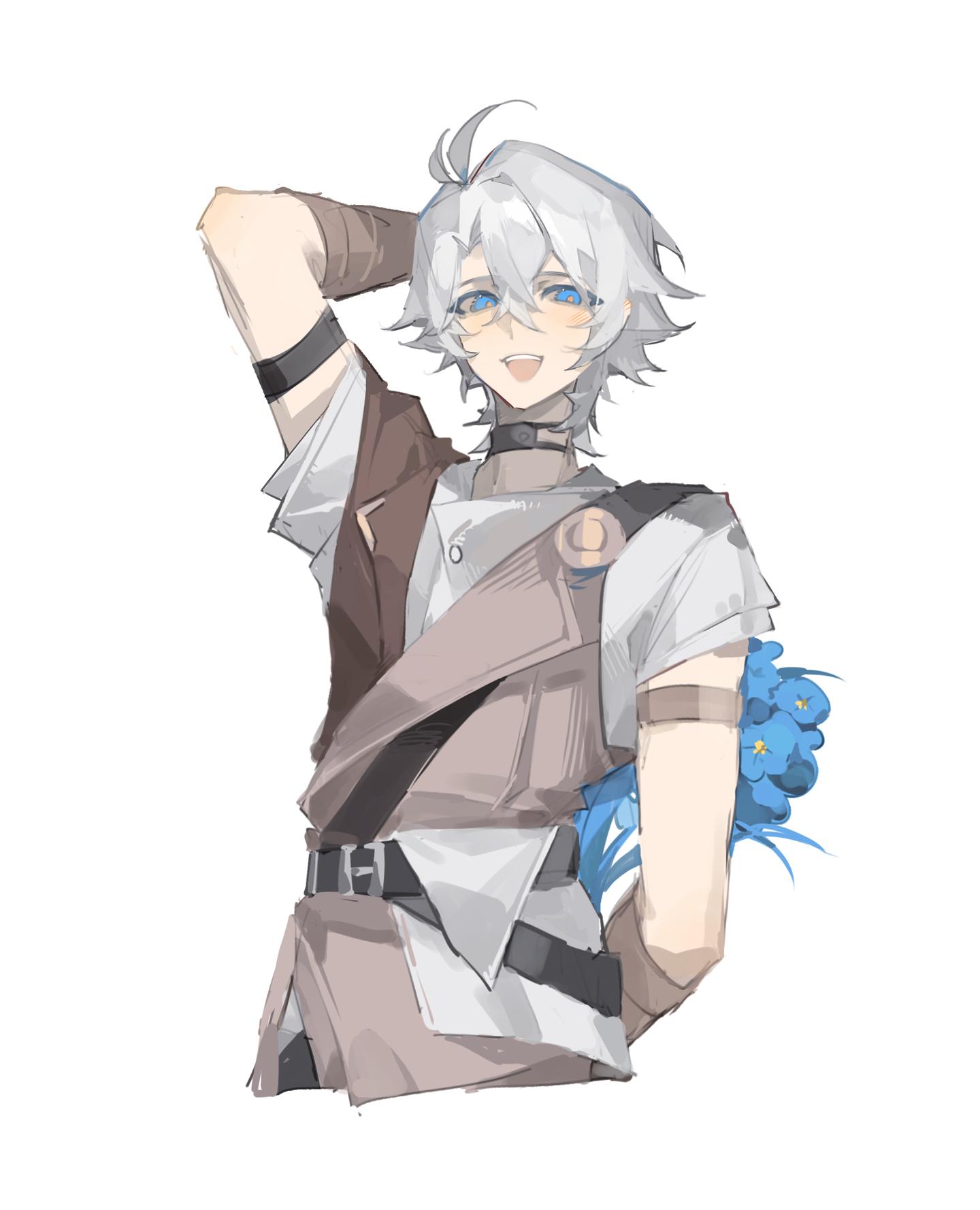 搭档我今天遇见了特好看的花。可是哀丽秘榭没有勿忘我