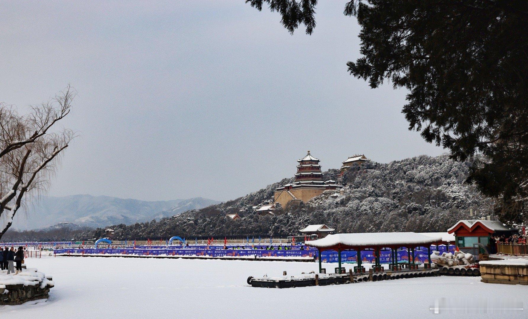 2026.1.18 颐和园初雪一下雪，北京就变成了北平今年的初雪终于到来啦，现在