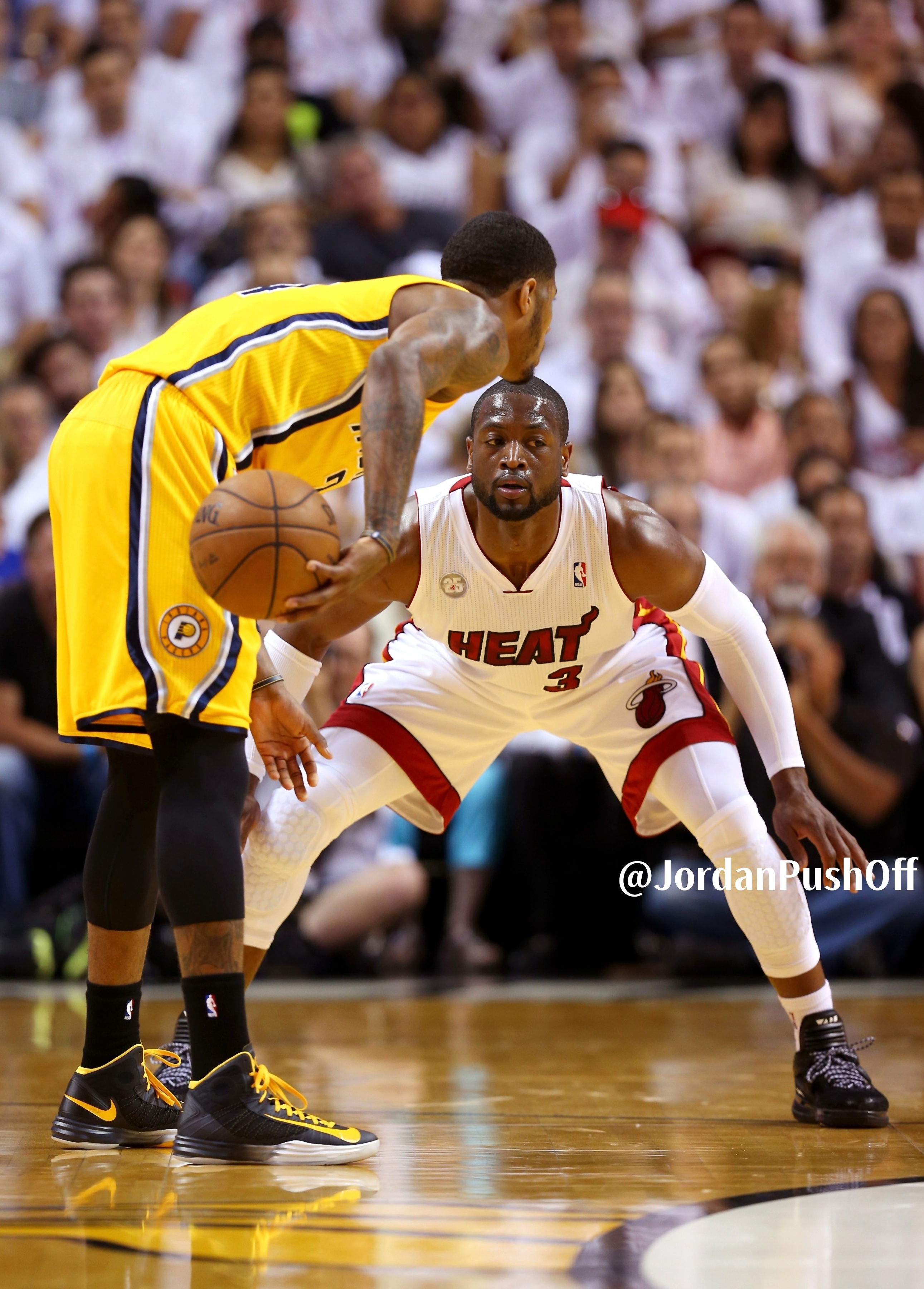 Paul George Vs. Dwyane Wade 2013 nba韦德保罗
