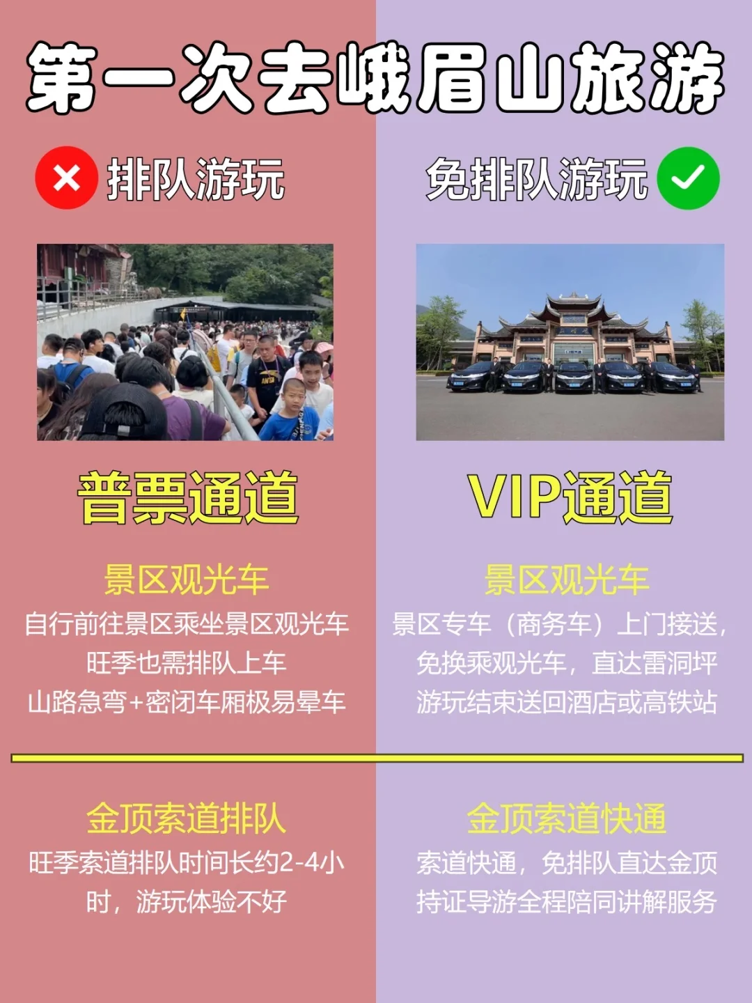 去峨眉山索道快通免排队真的太香了🥰