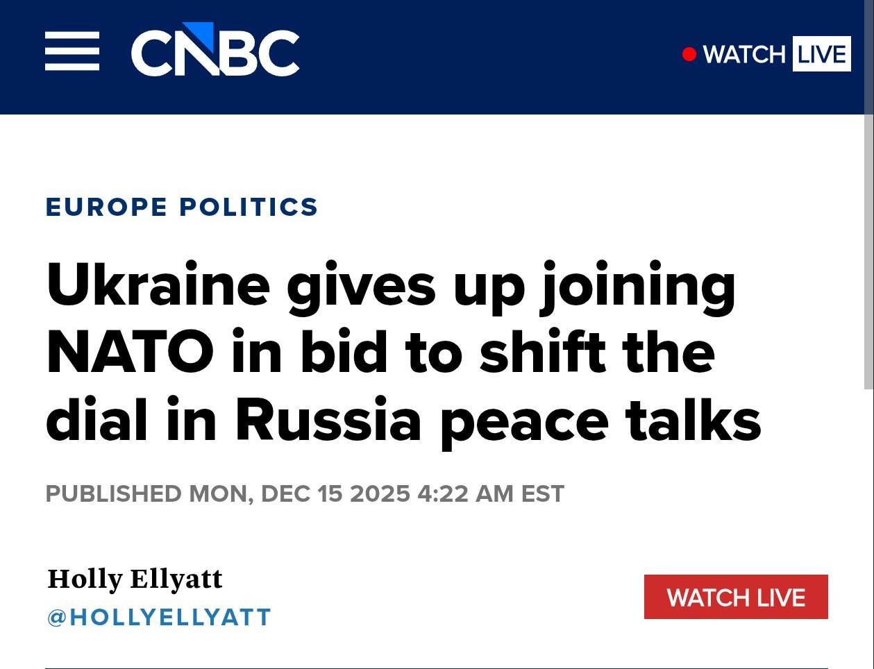 泽连斯基宣布“放弃加入北约”，当初为了这口虚幻的胡萝卜，做了最蠢的那头驴 