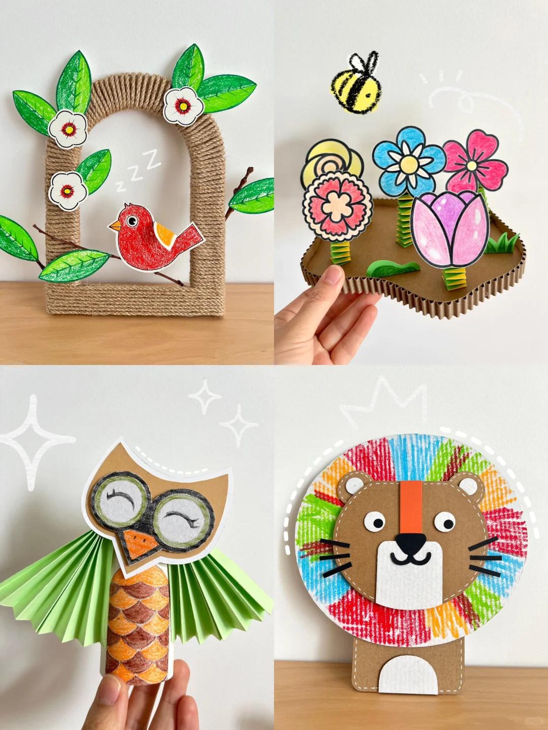 变废为宝♻️｜一组有趣的小手工🎨 附图纸教程