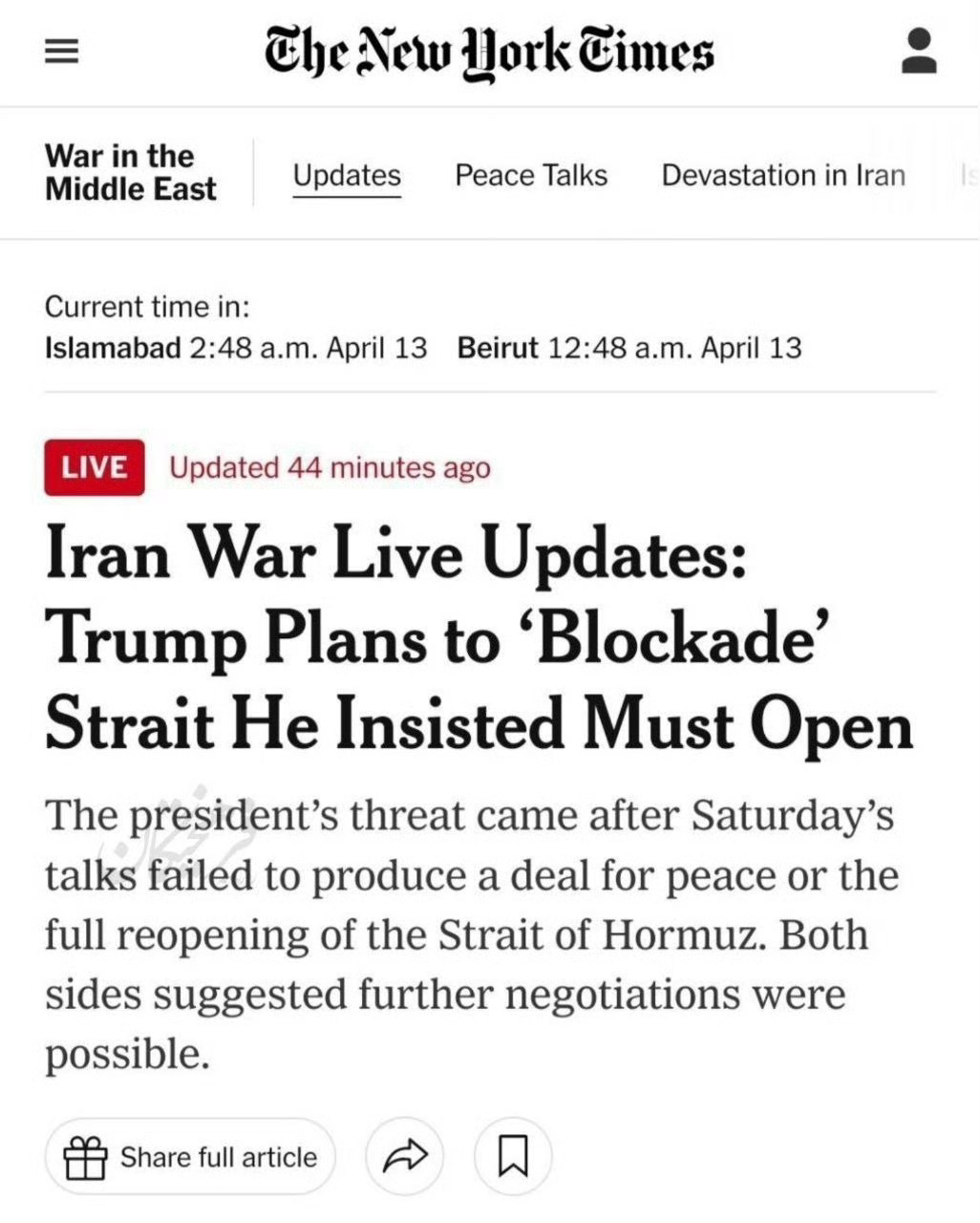 美军称将封锁伊港口海上交通本周继续见证老逼登发疯。美国人民也是有福。选了这么一位