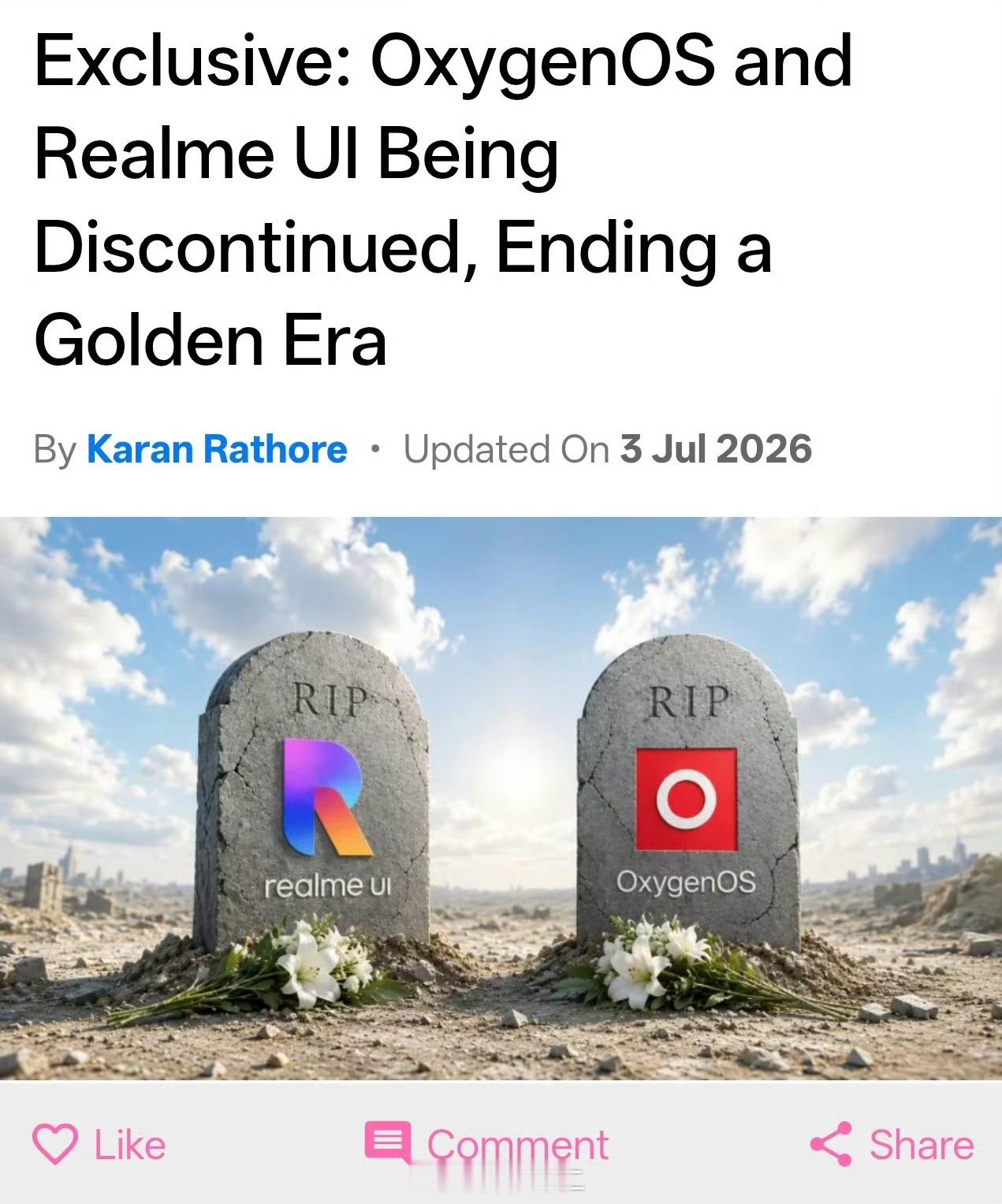 【OPPO系系统大整合：OxygenOS和Realme UI将退役】据Smart