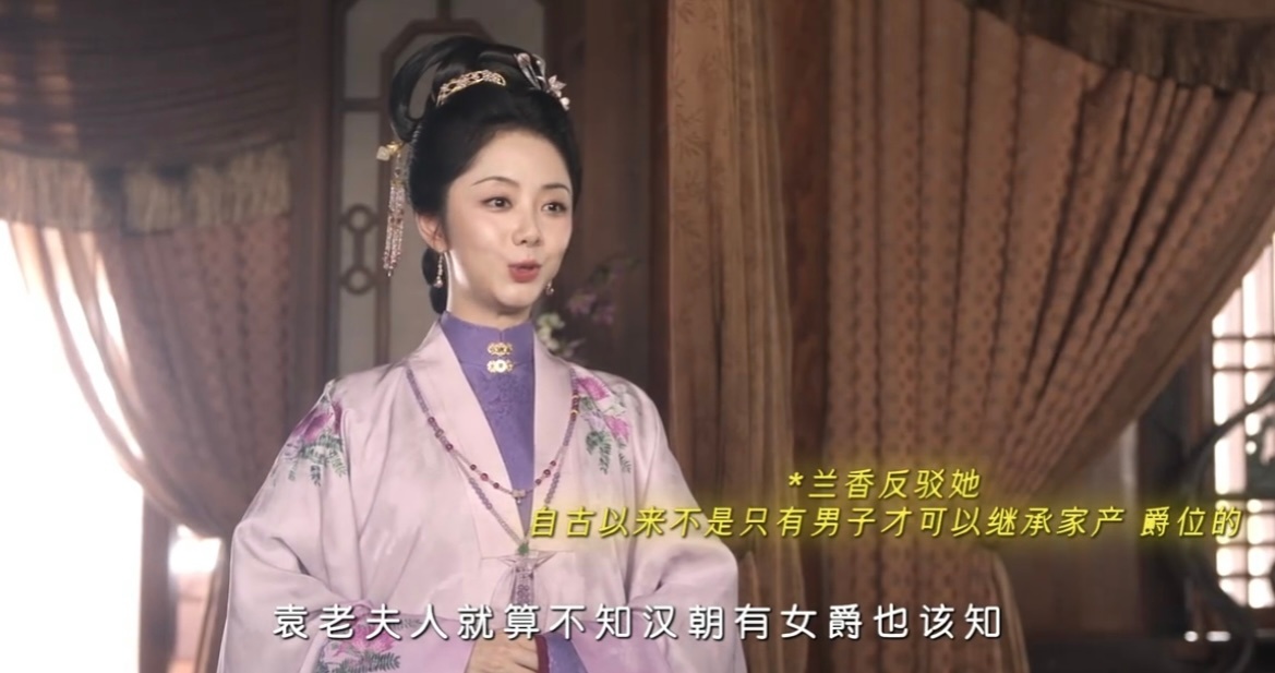 许兰香劝袁老太太让步/兰香反驳女子不能继承家产 兰香劝人这套功夫我是真服气，老太