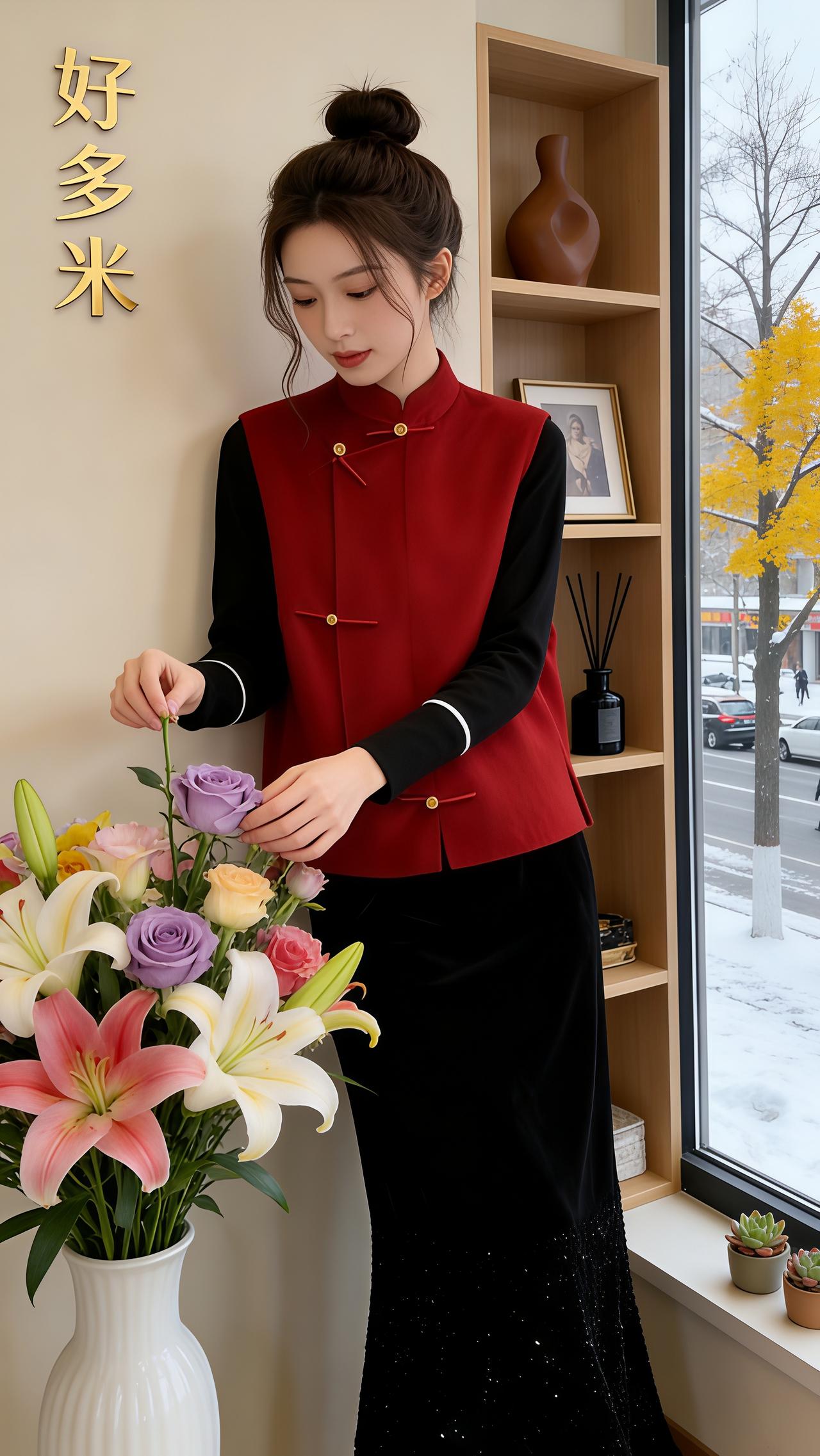 新年穿搭 新年战袍 套装穿搭 新中式穿搭 国风套装