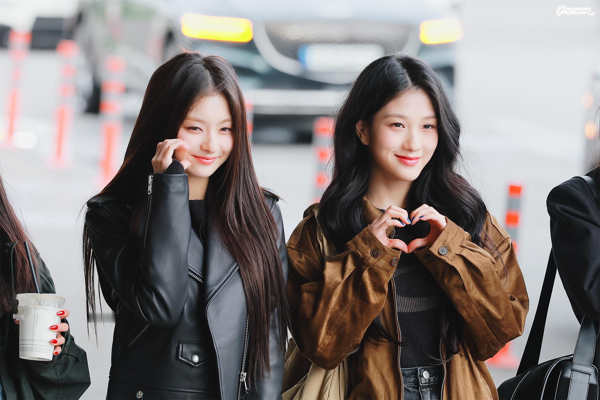 #李娜炅[超话]#🐣#蜜桃笑颜李娜炅# [图片]240224 金浦机场 出发 