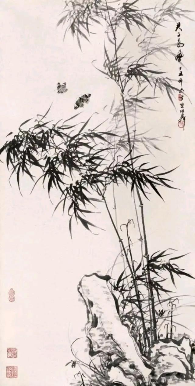 国画写意竹子欣赏，一次性让你看够！