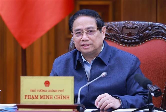 越南政府总理范明政。根据提案，越南政府机构将从目前的30个缩减为21个，包括13
