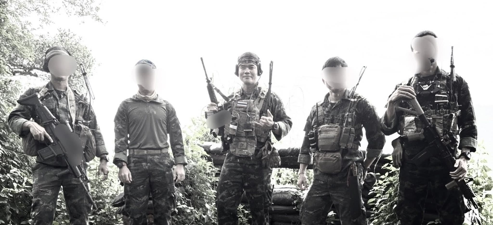 昨天刚刚放出的图，活跃在柬泰冲突前线的泰国空军特战司令部CCT人员，负责协调空地