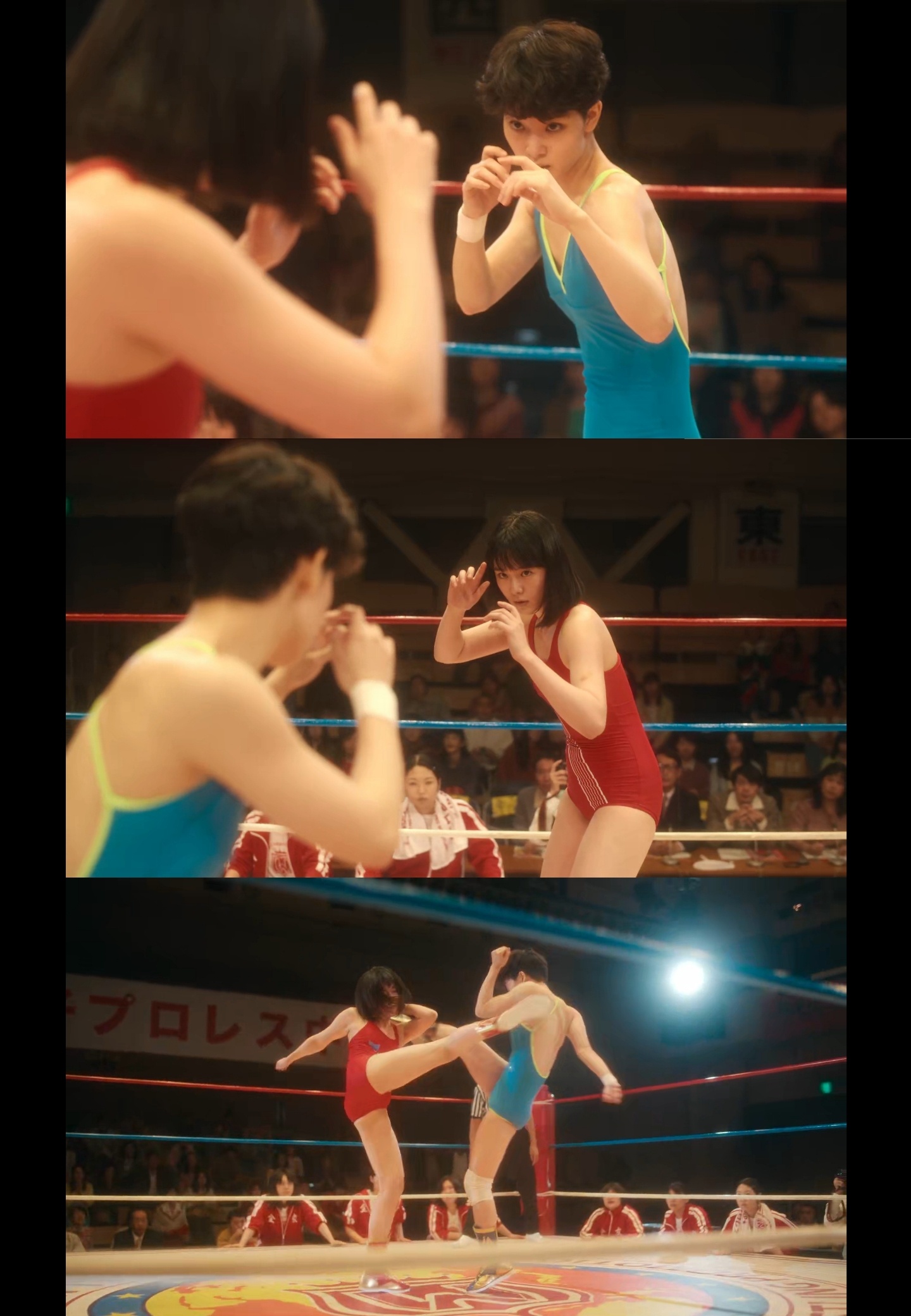 自古红蓝…出对踢#极恶女王##刚力彩芽##唐田英里佳# ​​​