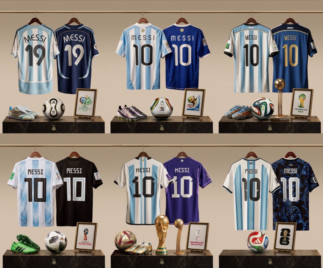 🇦🇷AFA回顾梅西的世界杯！梅西梅西世界杯