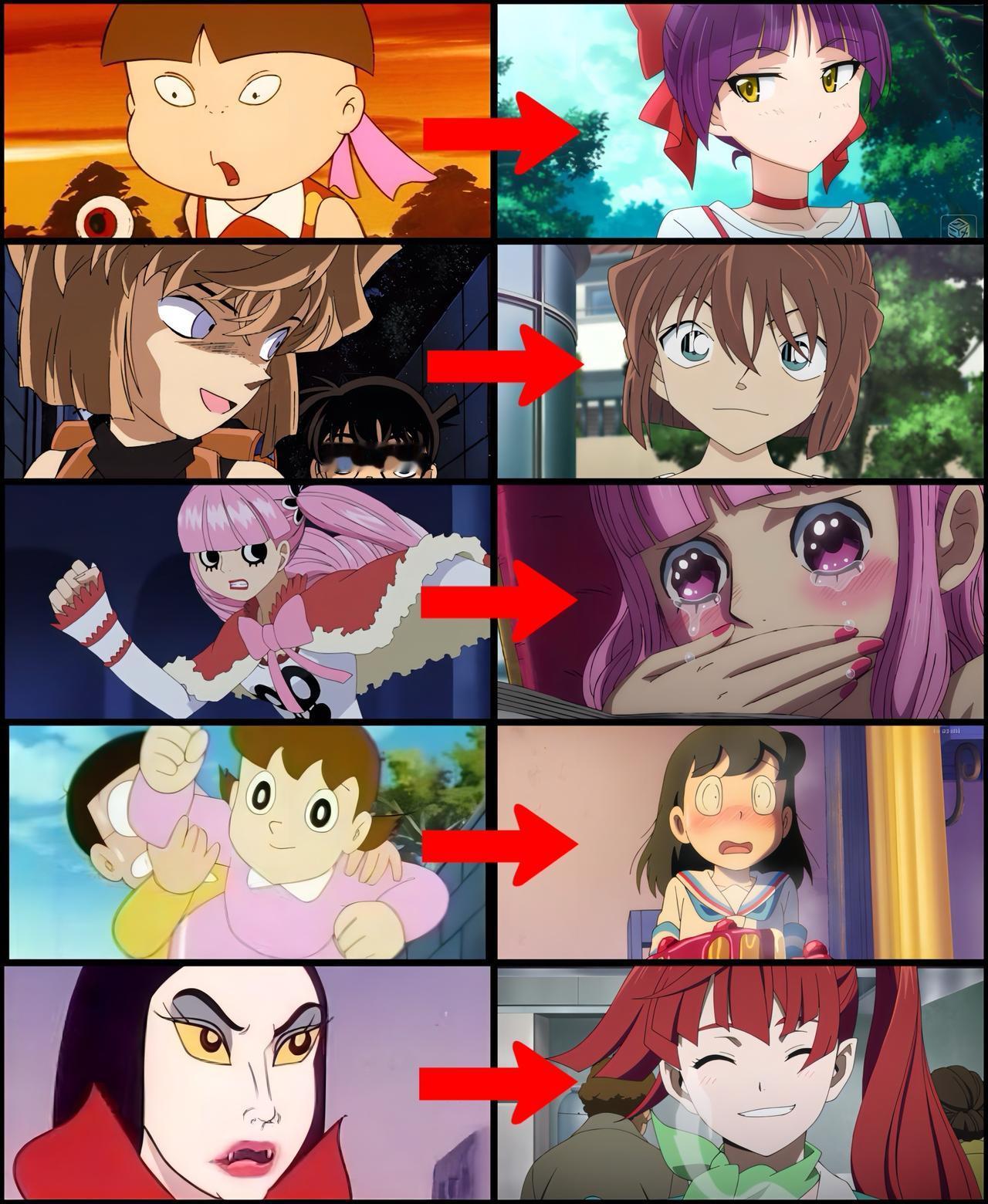 与时俱进的动漫角色