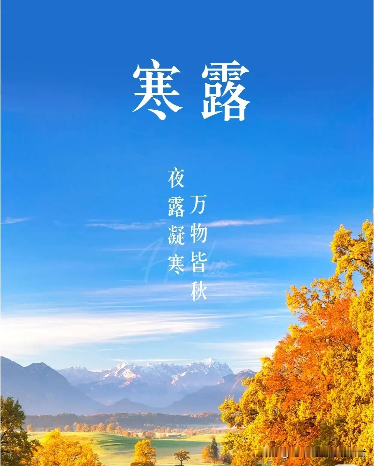 天空骄阳似火，虽然穿着短袖的T恤，还是感觉热。谁也难以相信，这就是寒露的天气。