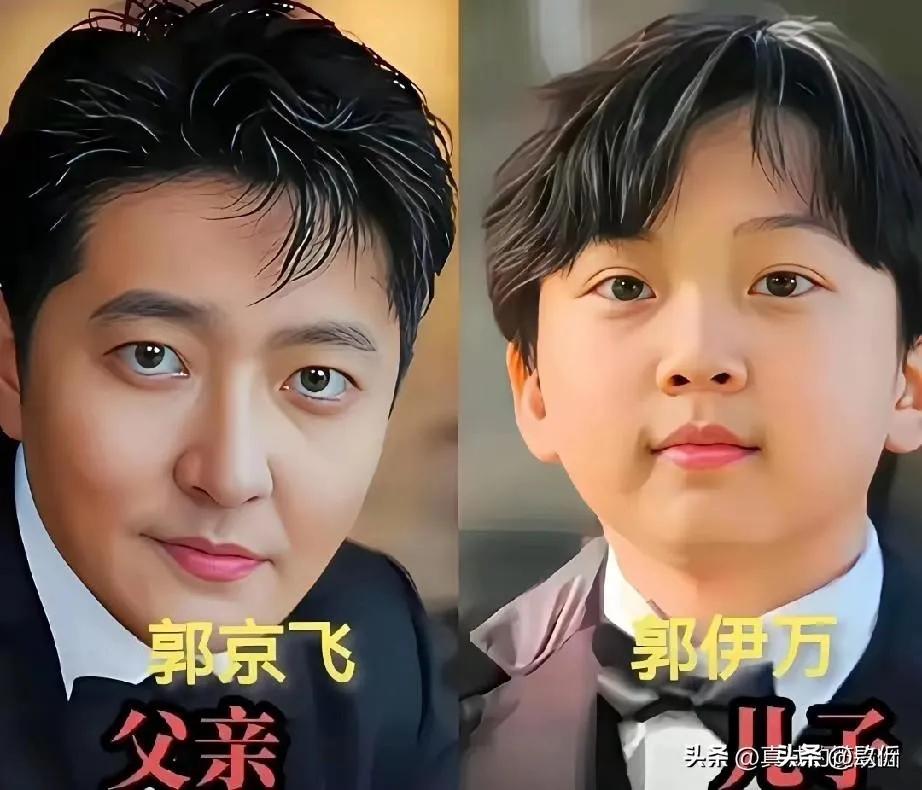孩子和明星爸爸简直一个模子刻出来的。
魏晨作为模范老公的形象，以及他与三岁儿子的